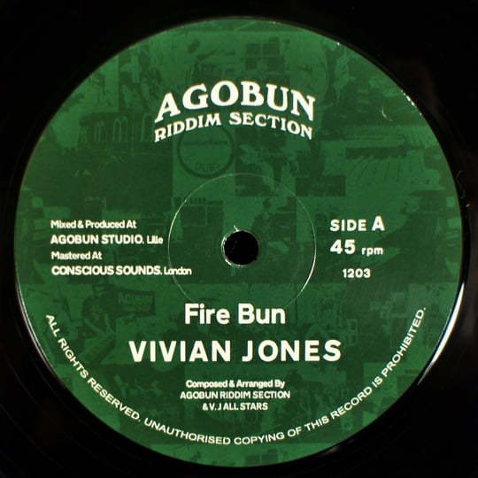 VIVIAN JONES - Fire Bun / VIVIAN JONES - Final War | Agobun Riddim