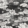a pond of lilies image