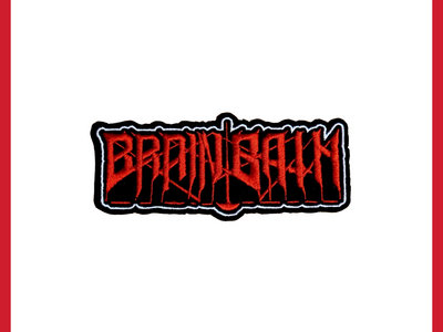 'BrainBath' fully embroidered logo patch (Large - 12x4.2cm) main photo