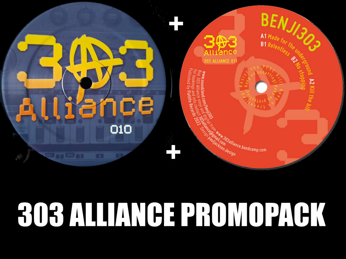303 ALLIANCE 011 (VINYL ONLY) (Acid Techno) | Benji303 | Flatlife