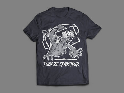 T shirt "Fuck ze crab tour" 2020 edition limitée main photo