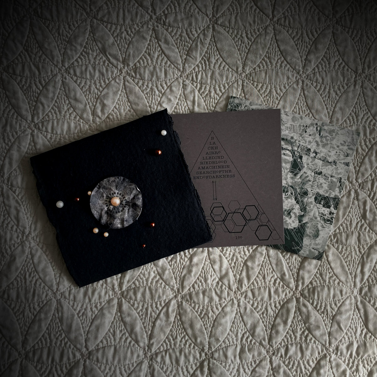 A Machine In Search Of The End Of Darkness Black Hair Rolled In Dried Blood