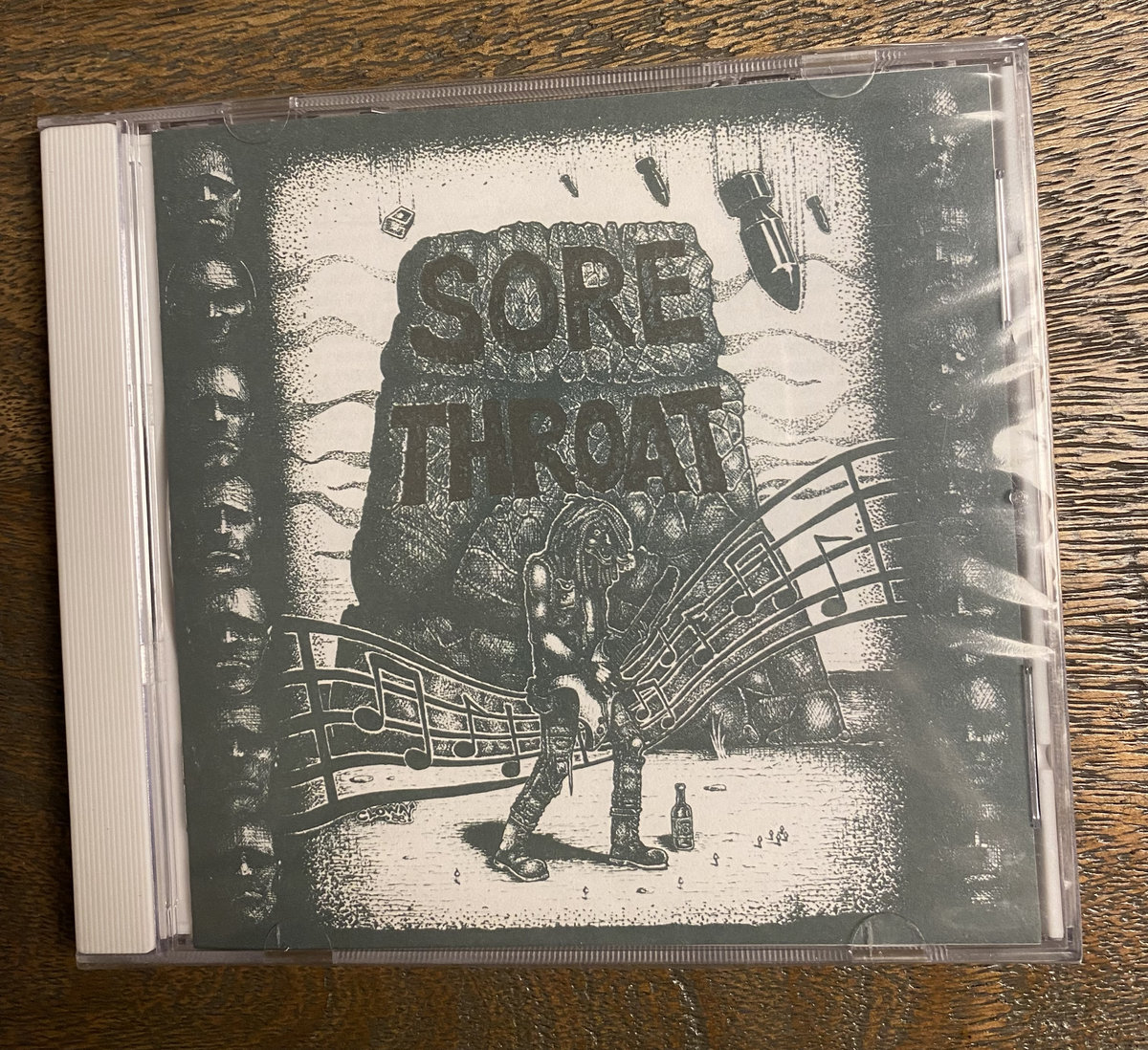 Sore Throat “unhindered by talent+never mind the napalm” cd