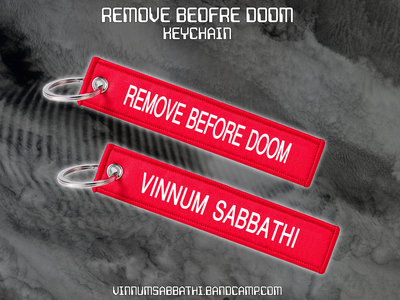 "Remove Before Doom" Keychain main photo