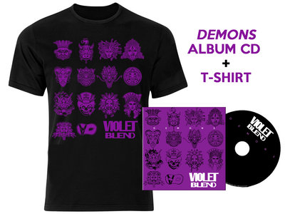 Violet Blend DEMONS album CD + DEMONS T-shirt main photo