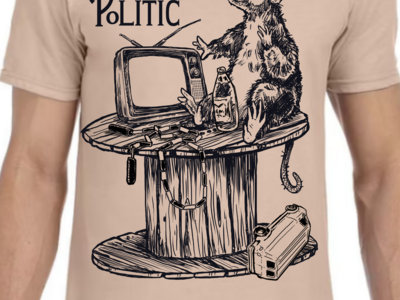 Hand Crafted My Politic "Cursing At The Night" Tee! (Variety of Colors) main photo