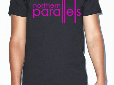 Northern Parallels Black Tee / Pink Logo main photo
