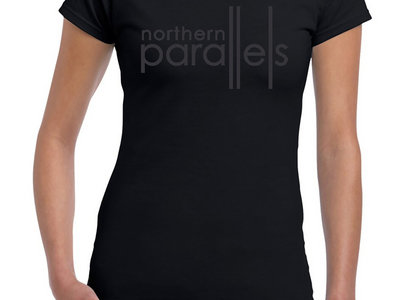 Northern Parallels Women's Black Tee / Black Logo main photo