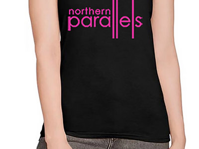 Northern Parallels Black Tank Top / Pink Logo main photo