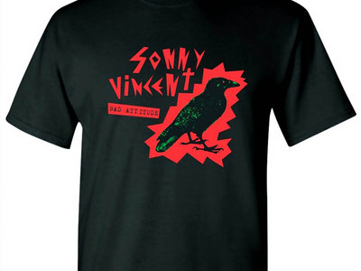 Crow T-Shirt Size/Medium (Unisex)Red Crow Image  New Bigger Crow Image main photo