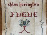 Original cross-stitch album artwork for 'Fugue' photo 
