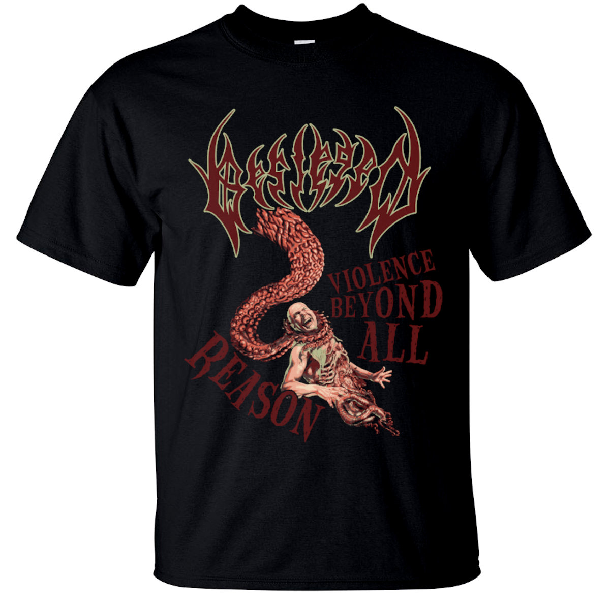 Violence Beyond All Reason t-shirt (black) | Unspeakable Axe Records