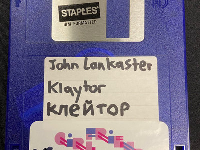 John Lankaster "Klaytor" 3.5" Floppy Disk W/ DIGITAL DOWNLOAD main photo