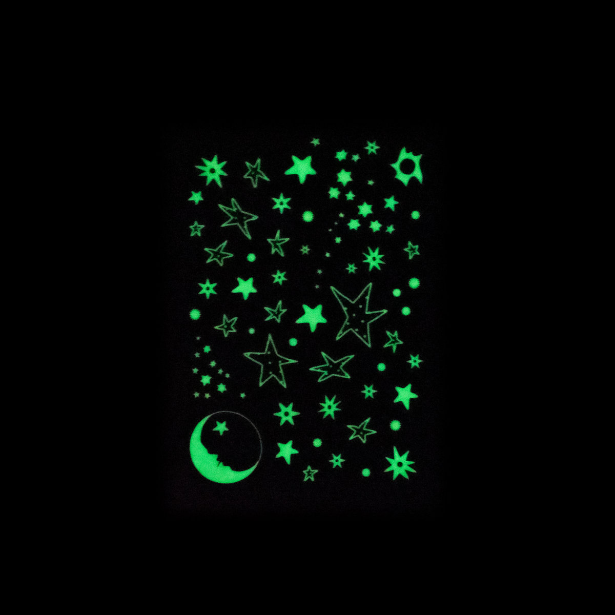 Stars Sticker Sheet - Glow in the Dark | Oceanator