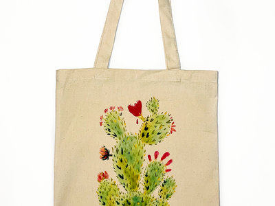 Bleeding Heart Cactus Tote Bag main photo