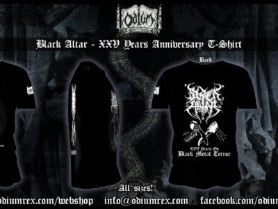 BLACK ALTAR - "XXV Anniversary / Black Metal Terror" main photo