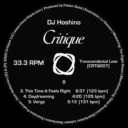 CRTQ007] Transcendental Love | DJ Hoshino