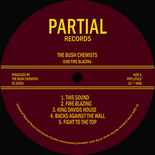Dub Fire Blazing | The Bush Chemists | Partial Records