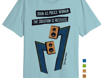T SHIRT - The Solution Is Restless (Unisex, Pale Blue, Organic, Climate Neutral Deluxe Cotton) + ALBUM DOWNLOAD! main photo