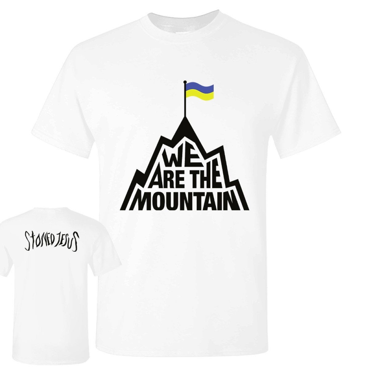 IN THE MOUNTAIN PRINTED T-SHIRT WHITE | Bodega