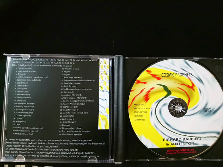 Cosmic Prophets (+Richard Barbieri, 5 track download, or 46 track