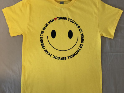 Yellow THANK YOU 25 Smiley t-shirt main photo