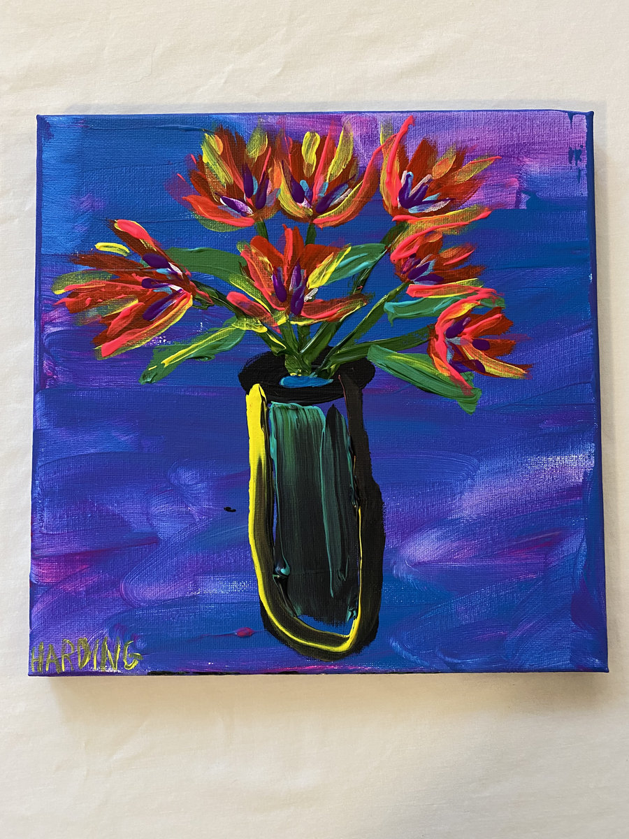 Original acrylic painting on 10"x10" canvas Marc Harding