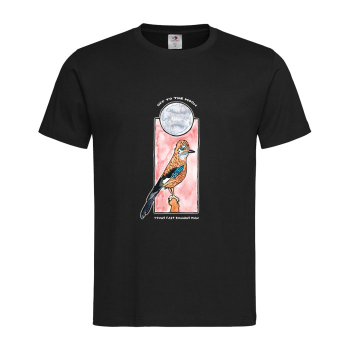 Off To The Moon Shirt (black)