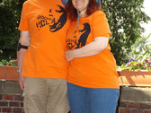 T-Shirt 'Continuo stencil' orange bright photo 
