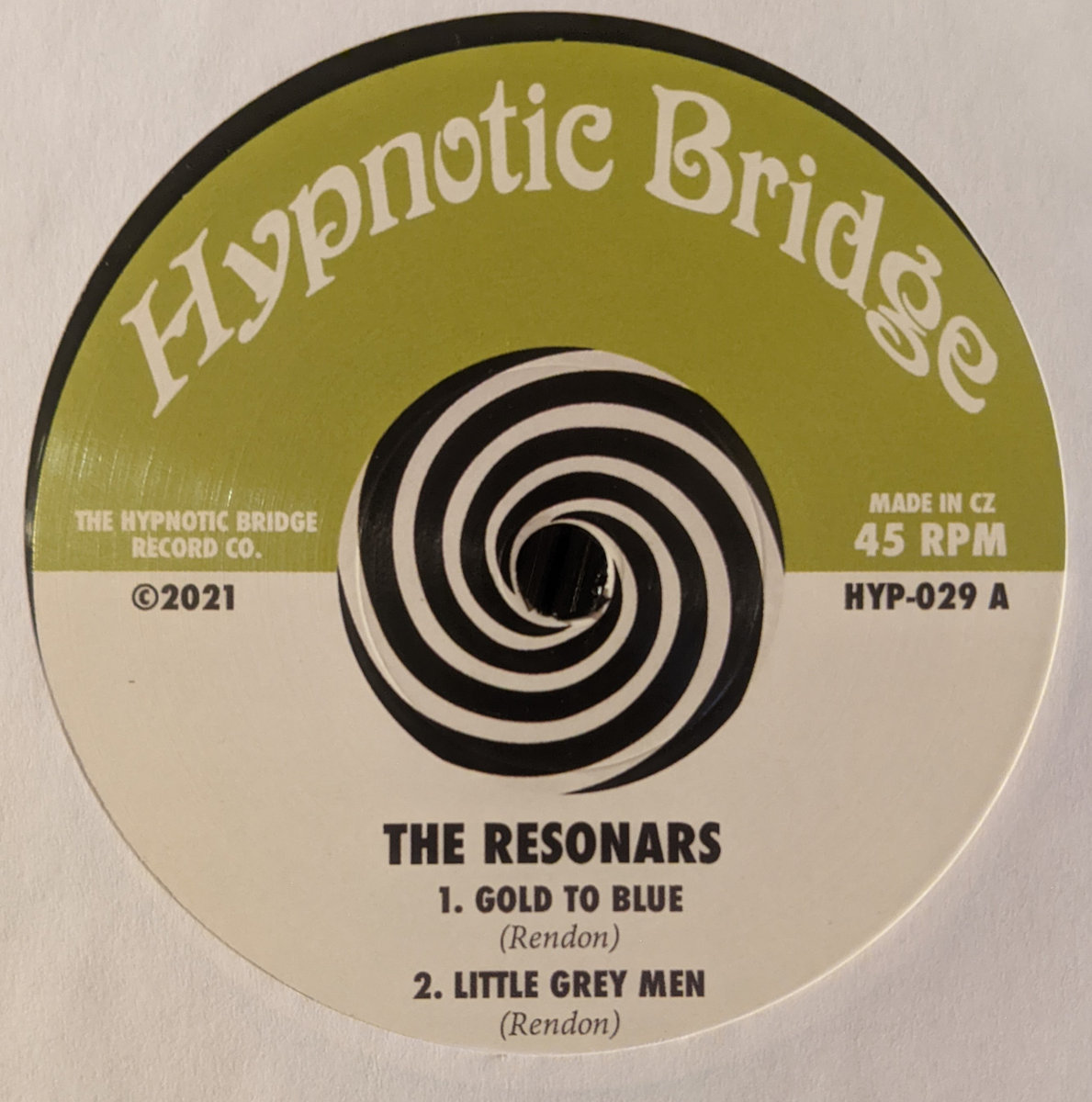 Gold To Blue/Little Grey Men b/w Bold Marauder The Resonars