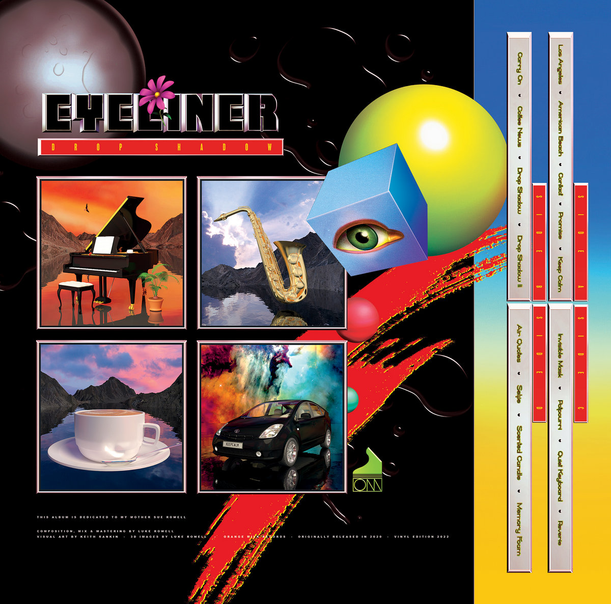 Drop Shadow Eyeliner Orange Milk Records