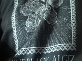 :Of The Wand & The Moon: ‎– Shine Black Algiz T-Shirt (Silver on Black / Golden on Black) photo 