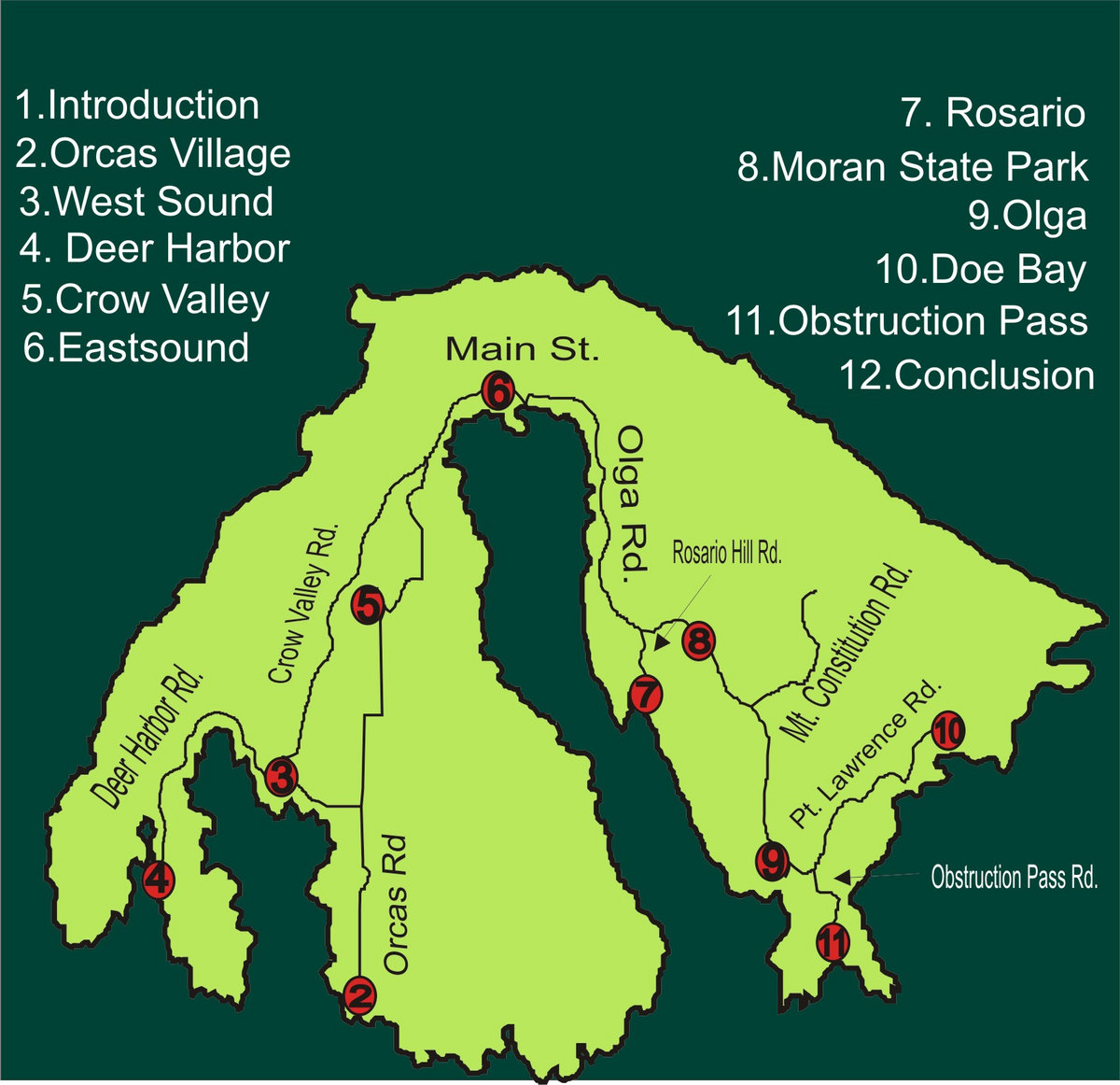Orcas Island Audio Tour Orcas Island Shuttle, Inc. Orcas Island