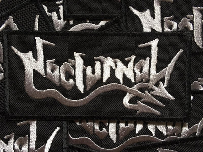 NOCTURNAL - Silver logo - PATCH main photo