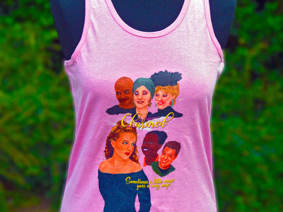 Charmed Spaghetti-Strap Tank-Top In Light Pink main photo
