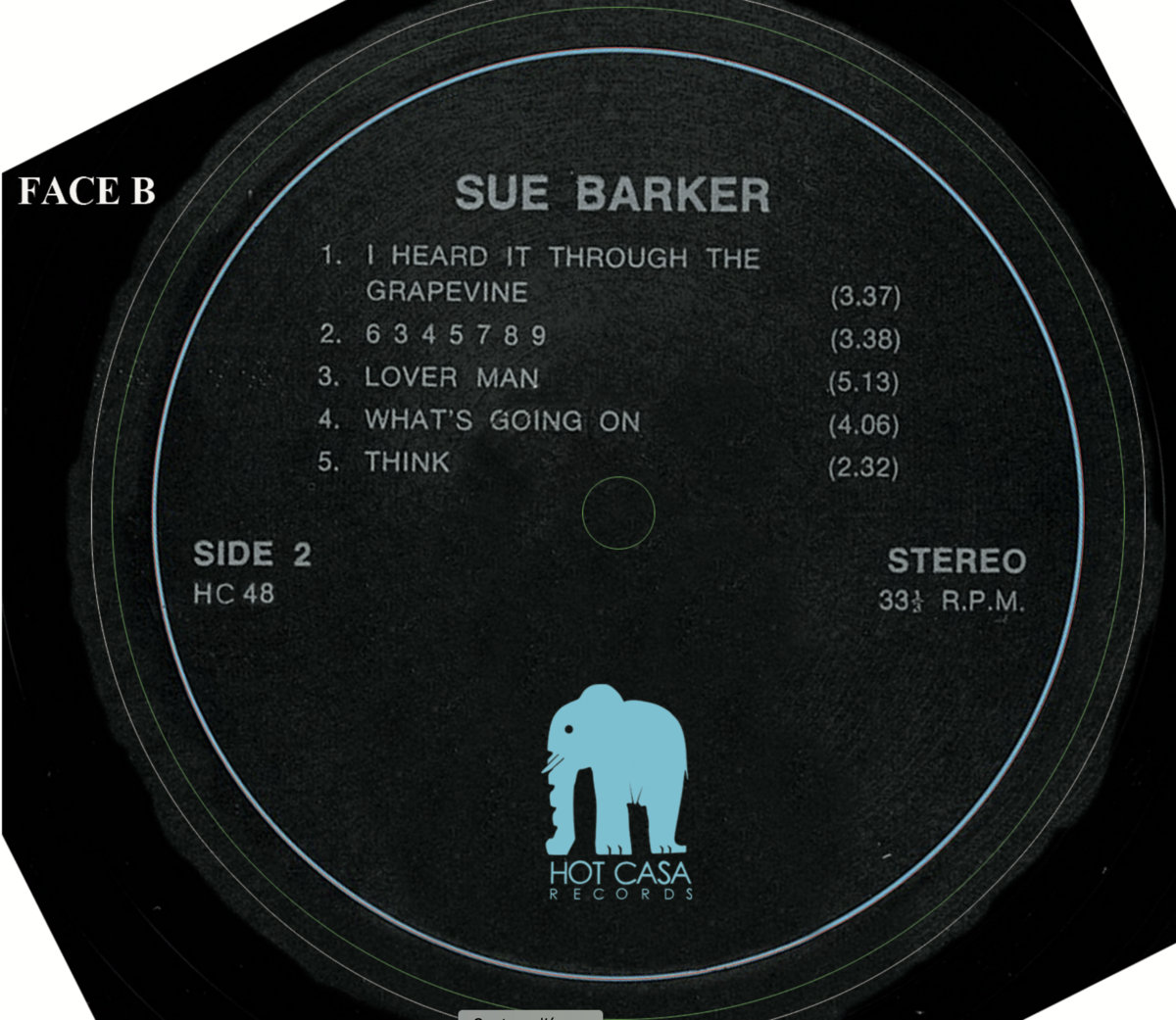 Sue Barker | Sue Barker | Hot Casa Records