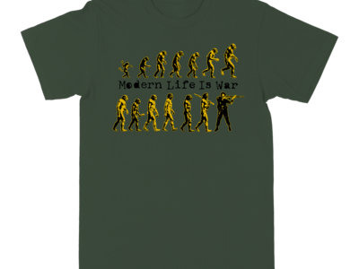 Modern Life Is War "Evolution" Army Green T-Shirt main photo