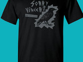 Black Shirt With Grey Crow!  Mens Size- Medium photo 