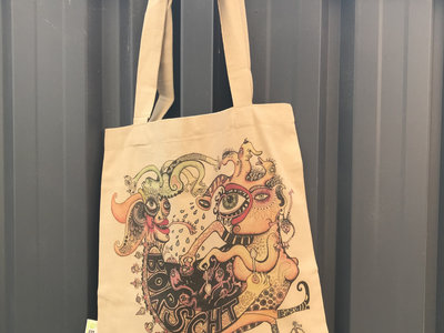 Large Tote Bag imprinted with Zinia King's album artwork (Organic Print Studio, Melbourne) main photo