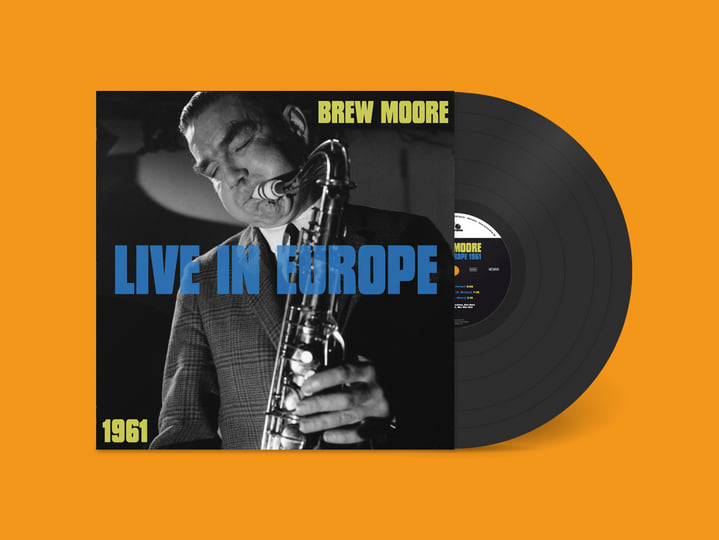 Brew Moore 「in Europe」 (ブリュームーア)アナログ盤 Live In Europe 1961 | Brew Moore | Sonorama Records