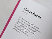Heart Form - Poetry Pamphlet photo 