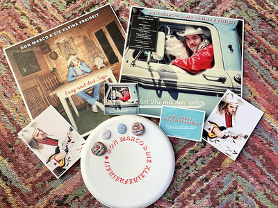 Two Album Vinyl Bundle! Plus Stickers, Buttons, Postcard und Frisbee main photo
