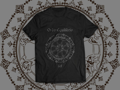Ordo Equilibrio – I4I T-Shirt (Silver on Black) main photo