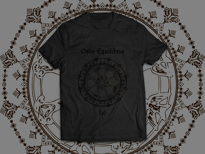 Ordo Equilibrio – I4I T-Shirt (Black on Black) main photo
