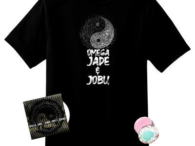 Yin & Yang(Omega Jade & JoBu) CD, T-shirt, Jaded Lit Scents Candle and Vinyl Vermont record main photo