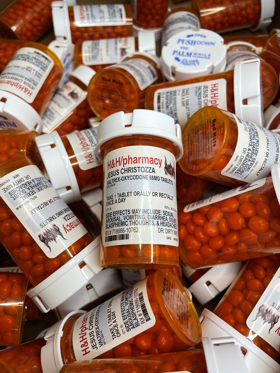 I Am the Skel Messiah Horns & Hooves Stygian Black Hand