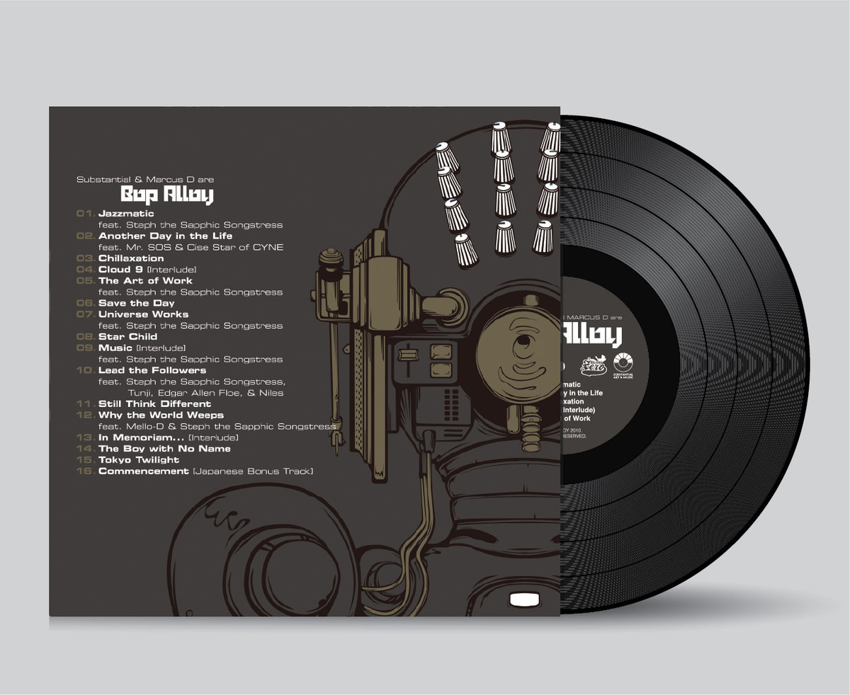 レア 7\" Substantial & Marcus D = Bop Alloy Substantial & Marcus D are Bop Alloy | Substantial