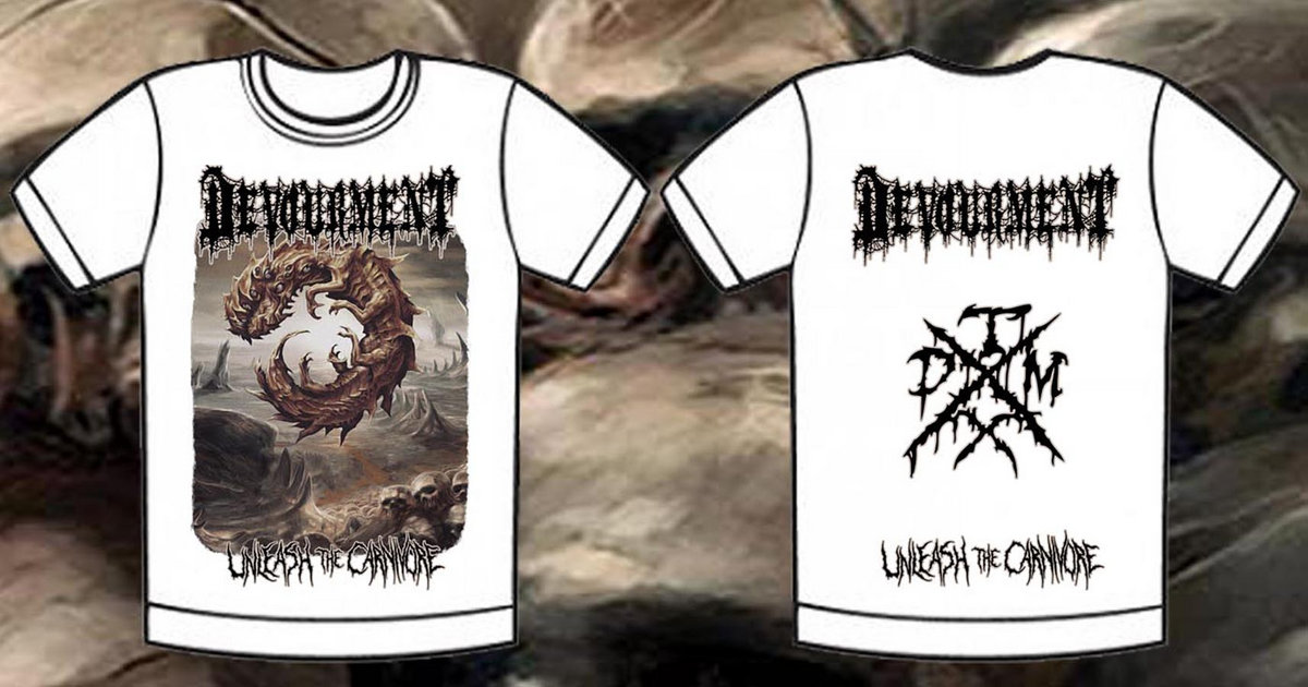 DEVOURMENT Unleash The Carnivore T-Shirts - Out Now