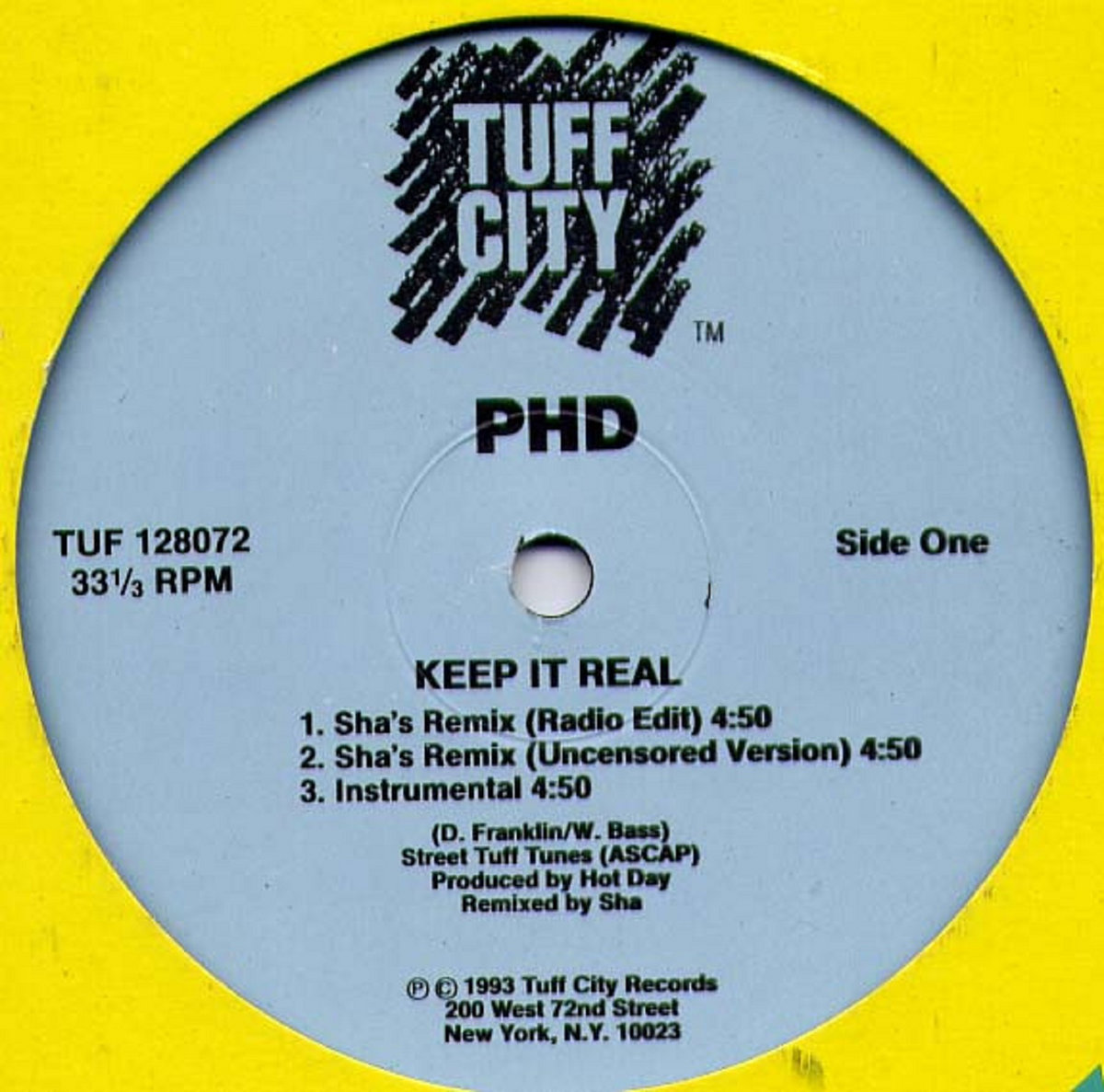 Keep It Real | PHD | Tuff City Records