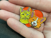 Cats and Dogs Enamel Pin photo 